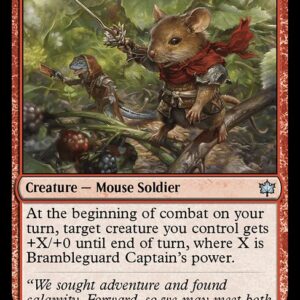 Bloomburrow - 127 - Brambleguard Captain - Uncommon - R - Non-foil (Front)