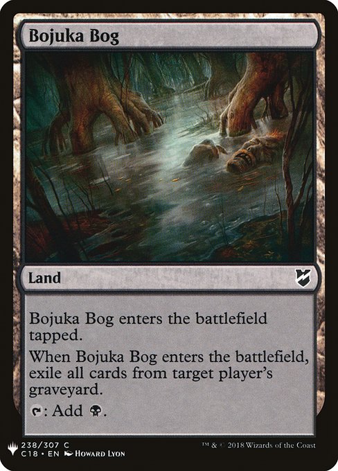 The List - C18-238 - Bojuka Bog - Common - C - Non-foil (Front)