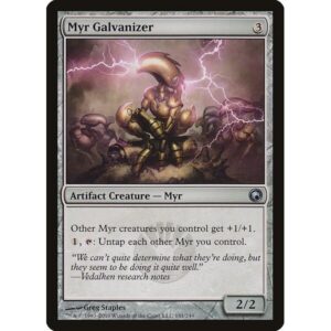 Scars of Mirrodin - 181 - Myr Galvanizer - Uncommon - C - Non-foil (Front)