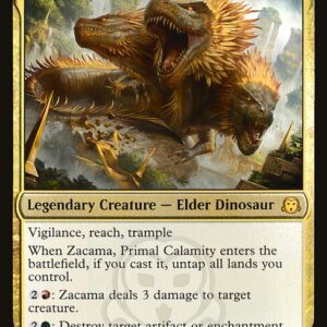 Judge Gift Cards 2021 - 10 - Zacama, Primal Calamity - Mythic - Multi - Foil - Promo (Front)