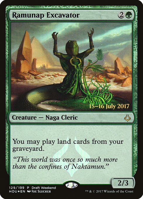 Hour of Devastation Promos - 129 - Ramunap Excavator - Rare - G - Foil - Datestamped Promo (Front)