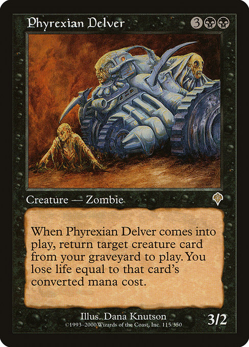Invasion - 115 - Phyrexian Delver - Rare - B - Non-foil (Front)