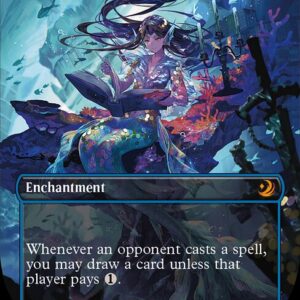 Wilds of Eldraine: Enchanting Tales - 71 - Rhystic Study - Mythic - U - Non-foil (Front)