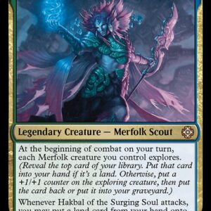 The Lost Caverns of Ixalan Commander - 3 - Hakbal of the Surging Soul - Mythic - UG - Non-foil (Front)
