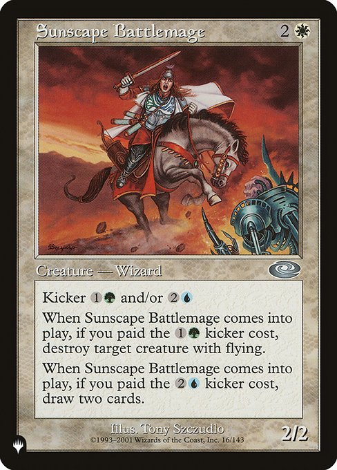 The List - PLS-16 - Sunscape Battlemage - Uncommon - W - Non-foil (Front)