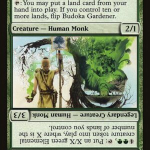 The List - CHK-202 - Budoka Gardener // Dokai, Weaver of Life - Rare - G - Non-foil (Front)