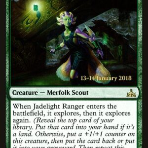 Rivals of Ixalan Promos - 136s - Jadelight Ranger - Rare - G - Foil - Datestamped Promo (Front)