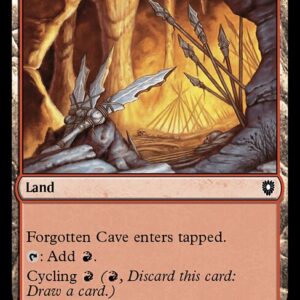 Bloomburrow Commander - 305 - Forgotten Cave - Common - C - Non-foil (Front)