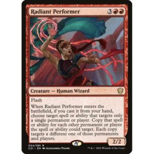 Commander 2021 - 54 - Radiant Performer - Rare - R - Non-foil (Front)