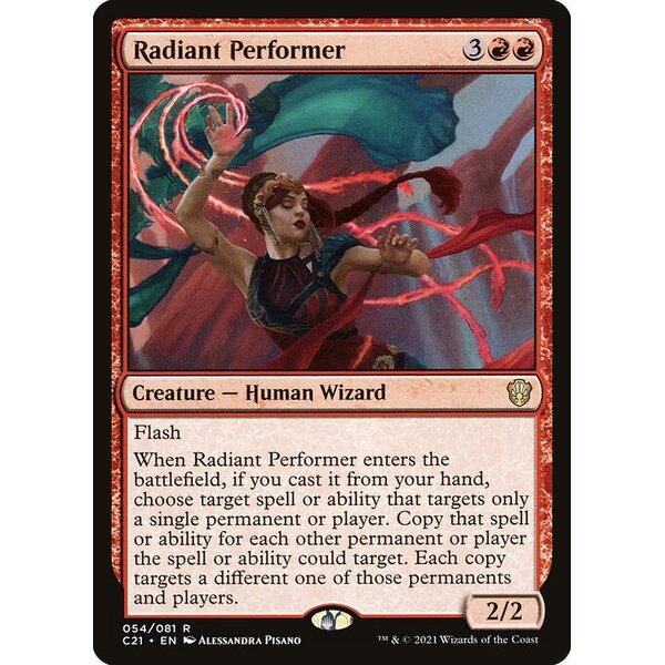 Commander 2021 - 54 - Radiant Performer - Rare - R - Non-foil (Front)