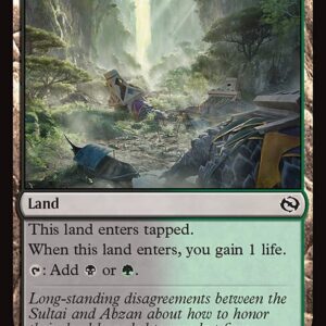 Tarkir: Dragonstorm - 258 - Jungle Hollow - Common - C - Foil (Front)