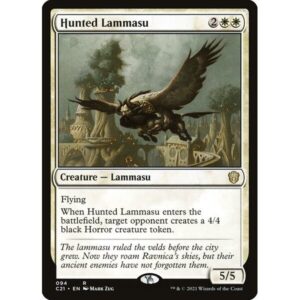Commander 2021 - 94 - Hunted Lammasu - Rare - W - Non-foil (Front)