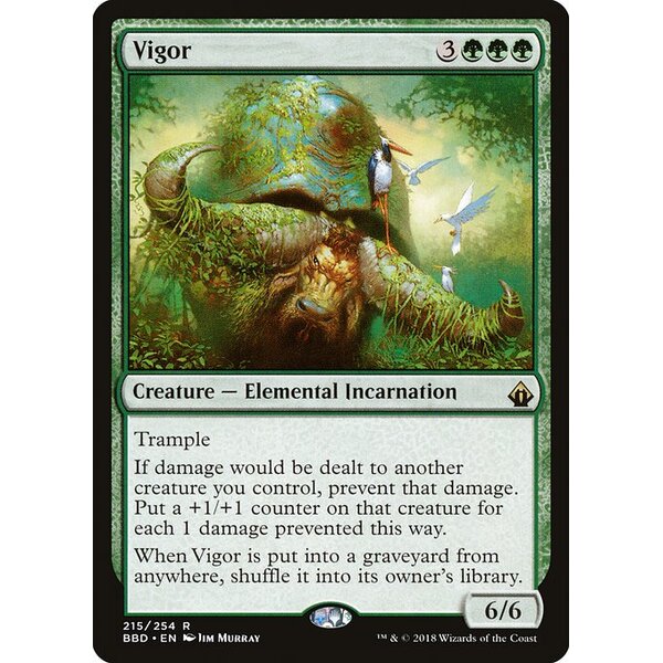 Battlebond - 215 - Vigor - Rare - G - Foil (Front)
