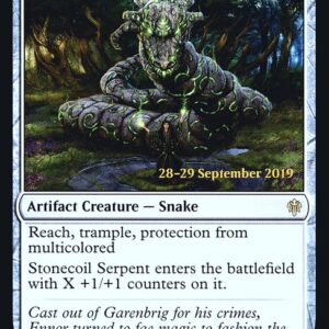 Throne of Eldraine Promos - 235s - Stonecoil Serpent - Rare - C - Foil - Datestamped Promo (Front)