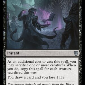 Bloomburrow Commander - 188 - Plumb the Forbidden - Uncommon - B - Non-foil (Front)