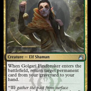 Ravnica Remastered - 187 - Golgari Findbroker - Uncommon - BG - Non-foil (Front)