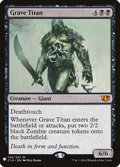 The List - C14-145 - Grave Titan - Mythic - B - Non-foil (Front)
