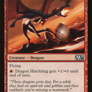Magic 2013 - 128 - Dragon Hatchling - Common - R - Non-foil (Front)