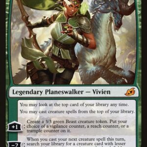 Ikoria: Lair of Behemoths Promos - 175p - Vivien, Monsters' Advocate - Mythic - G - Foil - Promo (Front)