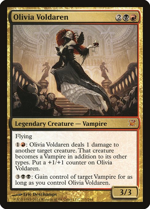 Innistrad - 215 - Olivia Voldaren - Mythic - BR - Non-foil (Front)