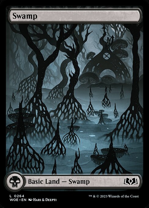 Wilds of Eldraine - 264 - Swamp - Common - C - Non-foil (Front)