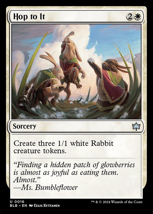 Bloomburrow - 16 - Hop to It - Uncommon - W - Non-foil (Front)