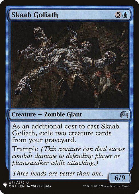 The List - ORI-74 - Skaab Goliath - Uncommon - U - Non-foil (Front)