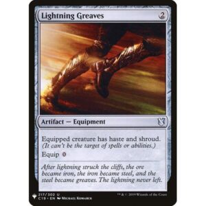 The List - C19-217 - Lightning Greaves - Uncommon - C - Non-foil (Front)
