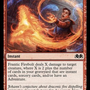 Wilds of Eldraine - 130 - Frantic Firebolt - Common - R - Non-foil (Front)