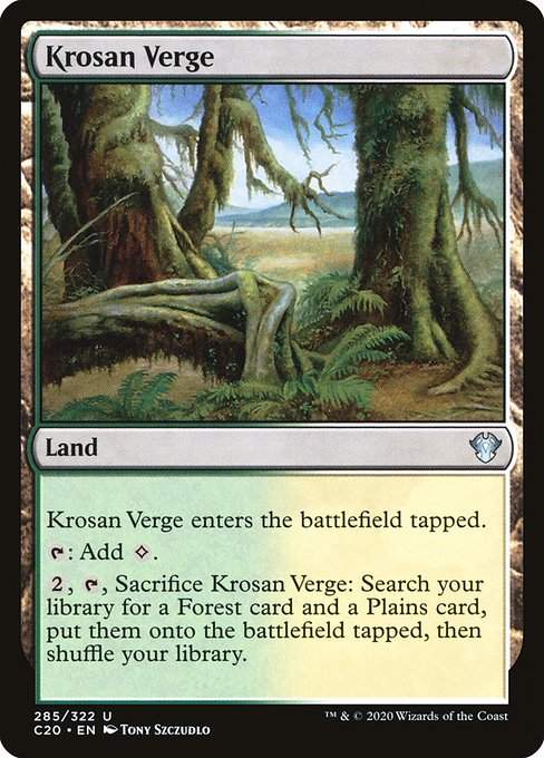 Commander 2020 - 285 - Krosan Verge - Uncommon - C - Non-foil (Front)