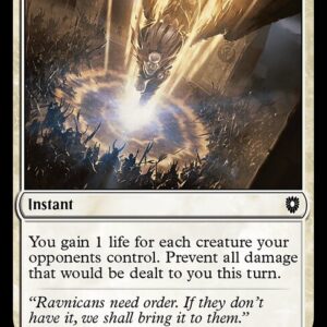 Bloomburrow Commander - 151 - Riot Control - Common - W - Non-foil (Front)