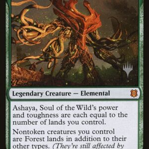 Zendikar Rising Promos - 179p - Ashaya, Soul of the Wild - Mythic - G - Non-foil - Promo (Front)