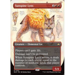 Bloomburrow - 292 - Sunspine Lynx - Rare - R - Non-foil (Front)