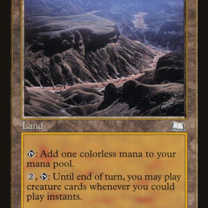 Weatherlight - 167 - Winding Canyons - Rare - C - Non-foil (Front)
