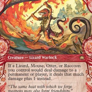 Bloomburrow - 320 - Valley Flamecaller - Rare - R - Foil (Front)