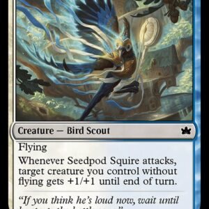 Bloomburrow - 232 - Seedpod Squire - Common - WU - Non-foil (Front)