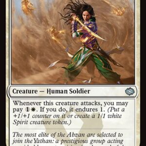 Tarkir: Dragonstorm - 8 - Descendant of Storms - Uncommon - W - Foil (Front)