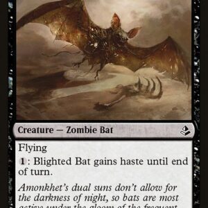 The List - AKH-80 - Blighted Bat - Common - B - Non-foil (Front)