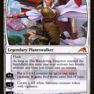Kamigawa: Neon Dynasty Promos - 42p - The Wandering Emperor - Mythic - W - Non-foil - Promo (Front)