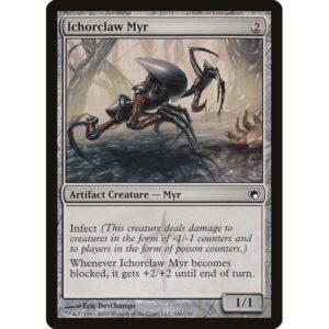 Scars of Mirrodin - 166 - Ichorclaw Myr - Common - C - Non-foil (Front)