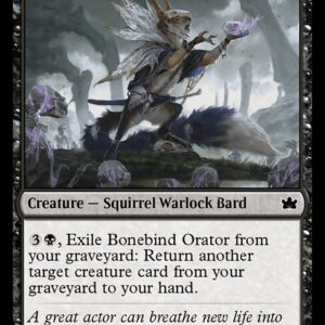Bloomburrow - 84 - Bonebind Orator - Common - B - Non-foil (Front)