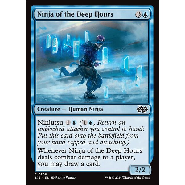 Foundations Jumpstart - 108 - Ninja of the Deep Hours - Common - U - Non-foil (Front)