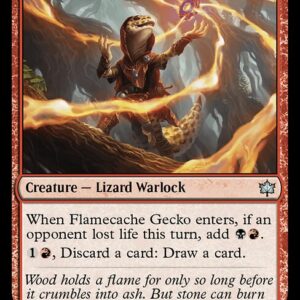 Bloomburrow - 135 - Flamecache Gecko - Uncommon - R - Non-foil (Front)