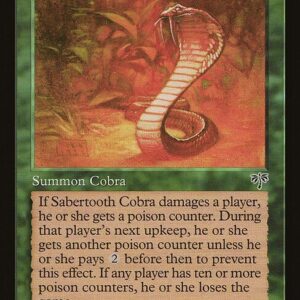 The List - MIR-238 - Sabertooth Cobra - Common - G - Non-foil (Front)