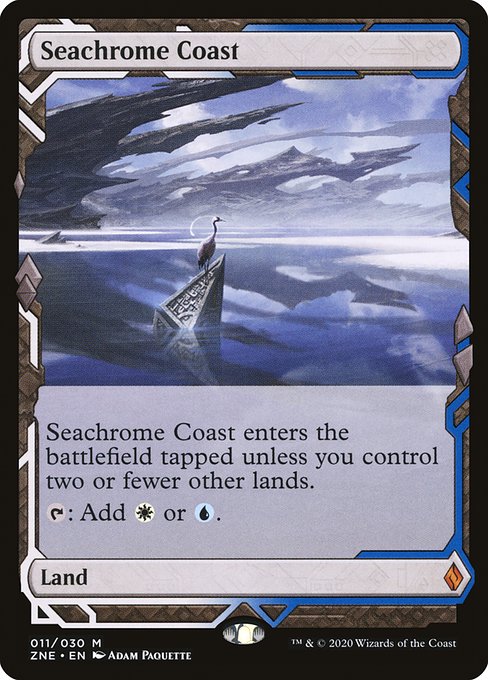 Zendikar Rising Expeditions - 11 - Seachrome Coast - Mythic - C - Foil (Front)