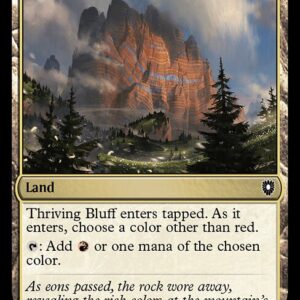 Bloomburrow Commander - 346 - Thriving Bluff - Common - C - Non-foil (Front)