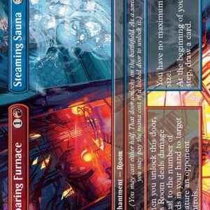 Duskmourn: House of Horror - 343 - Roaring Furnace // Steaming Sauna - Rare - UR - Non-foil (Front)