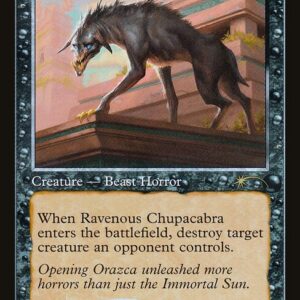 Wizards Play Network 2023 - 10 - Ravenous Chupacabra - Rare - B - Foil - Promo (Front)