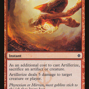 New Phyrexia - 79 - Artillerize - Common - R - Non-foil (Front)