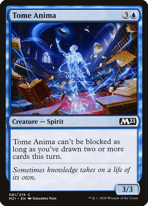 Core Set 2021 - 81 - Tome Anima - Common - U - Non-foil